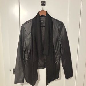 Guess Black Leather Jacket for Women